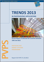 IEA PVPS Report: Trends in Photovoltaic Applications 2013