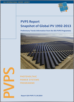 IEA PVPS Report: A Snapshot of Global PV - 1992-2013